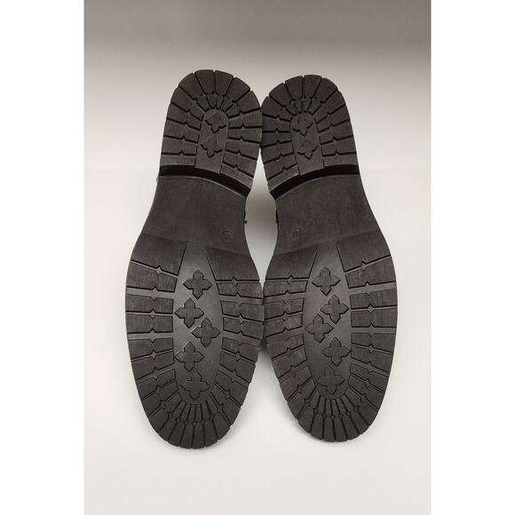 Vostey Men's Casual Motorcycle Combat Ankle Dress Boots Color Black Size 11.5 - Picture 15 of 15